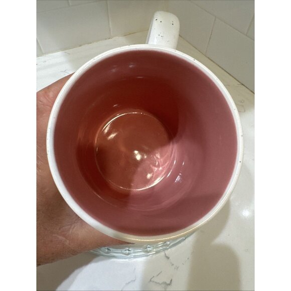 Mama Bear Animal Print Coffee Mug by Tag Stoneware Large Cup Pink - Picture 7 of 8